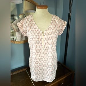 Express Women’s Blouse with Zipper Detail